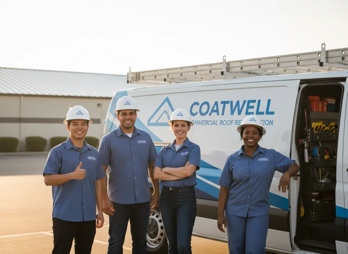 Commercial roof coating company in Shirley, IN